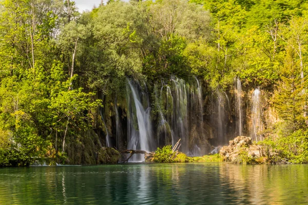Wasserfall Nationalpark Plitvicer Seen Kroatien — Stockfoto