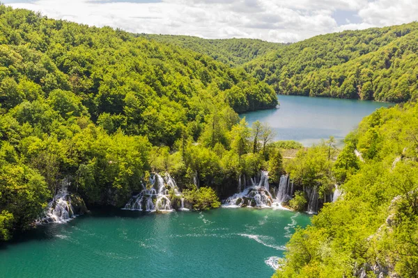 Milanovacki Slap Waterfall Plitvice Lakes National Park Croatia — Stock Fotó