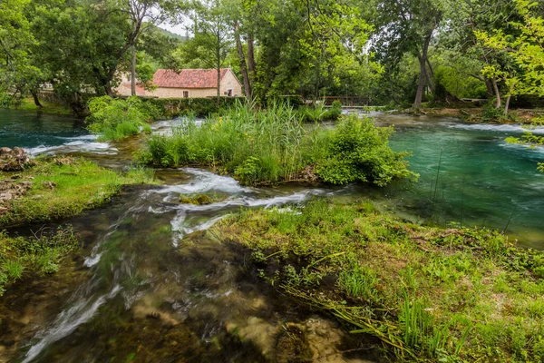 Krka Floden Nationalparken Krka Kroatien — Stockfoto