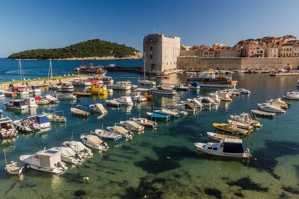 Dubrovnik Croatia May 2019 Boats Old Town Dubrovnik Croatia — Stock Photo, Image