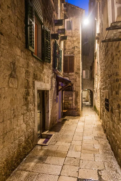 Evening View Alley Split Croatia — Foto de Stock