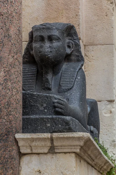 Sphinx Peristil Ancient Colonnade Split Croatia — Fotografia de Stock