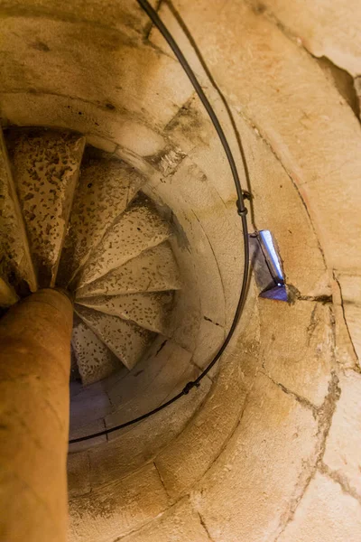 Spiral Staircase Saint Mark Cathedral Korcula Town Croatia — Stockfoto
