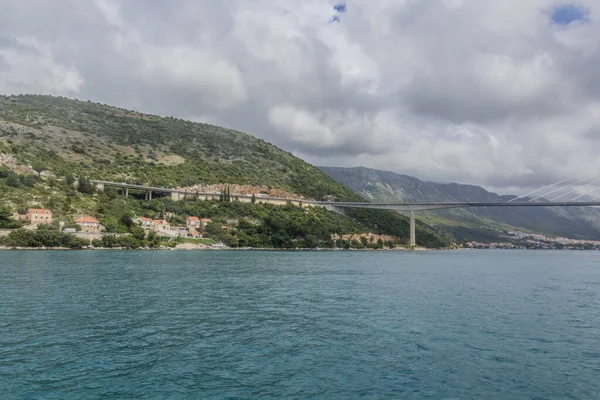 Franjo Tudman Bridge Dubrovnik Croatia — стоковое фото