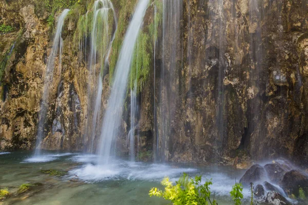 Wasserfall Nationalpark Plitvicer Seen Kroatien — Stockfoto