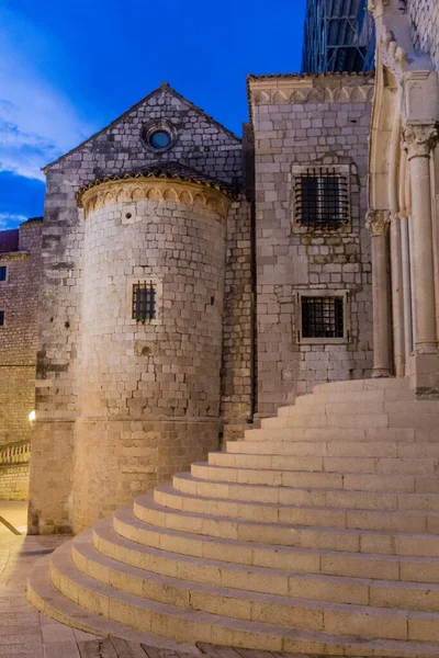 Door Dominican Monastery Old Town Dubrovnik Croatia — Stock Fotó