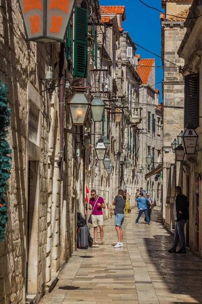 Dubrovnik Croatia May 2019 Narrow Alley Old Town Dubrovnik Croatia — Stockfoto