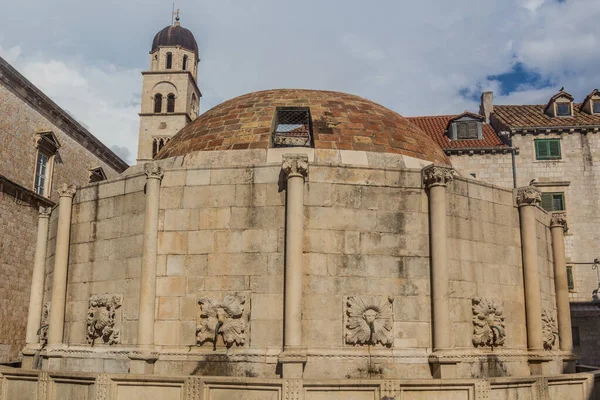Large Onofrio Fountain Old Town Dubrovnik Croatia — Stockfoto
