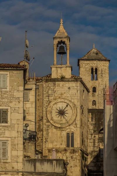 Clock Tower Split Croatia — Stockfoto
