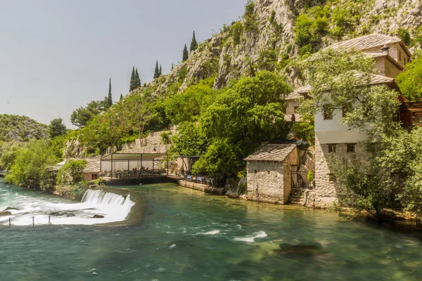 Dům Tekija Řeka Buna Obci Blagaj Mostaru Bosna Hercegovina — Stock fotografie