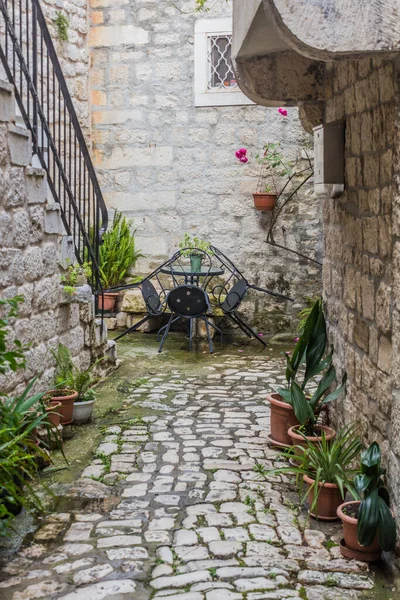 Narrow Alley Old Town Trogir Croatia — Stockfoto
