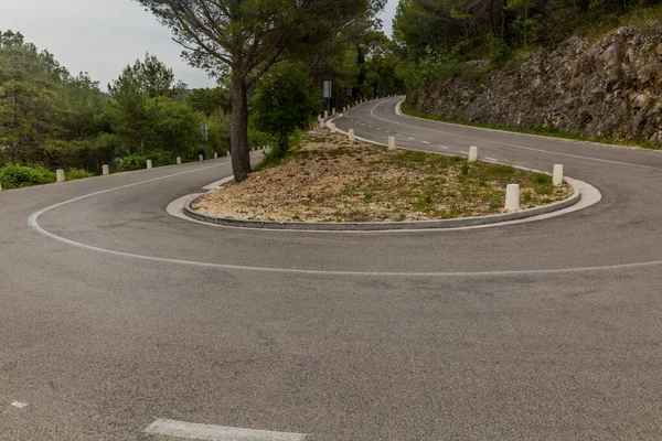 Hairpin Road Krka National Park Croatia — 图库照片