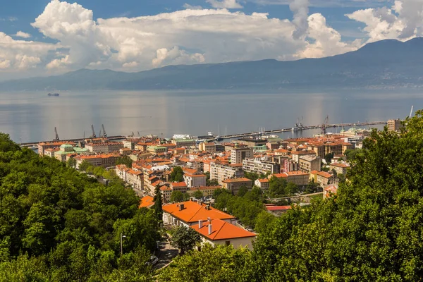 Aerial View Rijeka Croatia — Stock Photo, Image