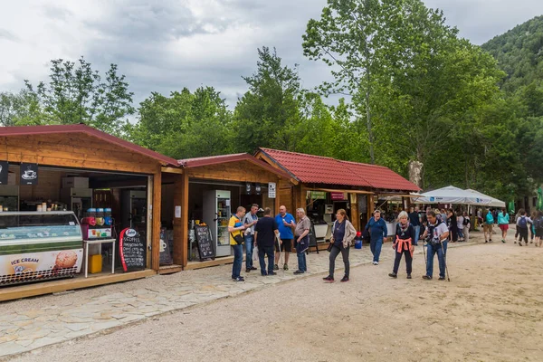 Krka クロアチア 2019年5月26日 観光客はクロアチアのクルカ国立公園を訪問します — ストック写真