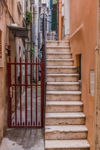 Narrow Alley Old Town Split Croatia — Photo
