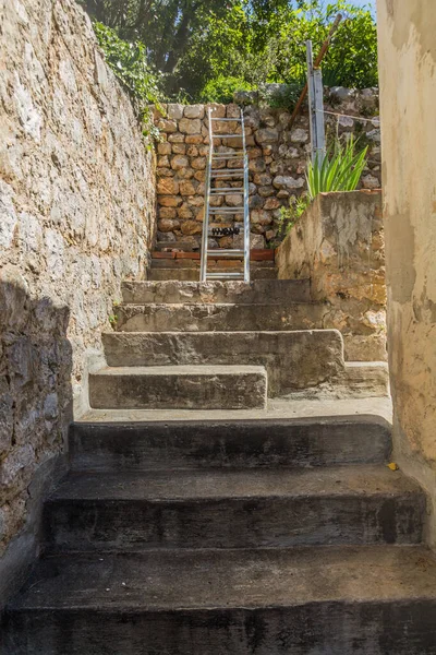 Narrow Stairs Dubrovnik Croatia — Stock Photo, Image