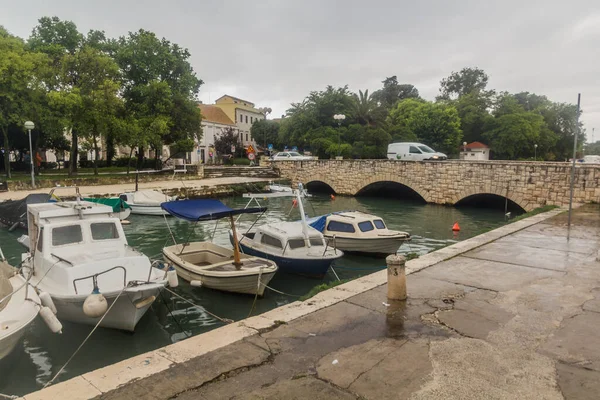 View Boats Trogir Croatia — Fotografia de Stock