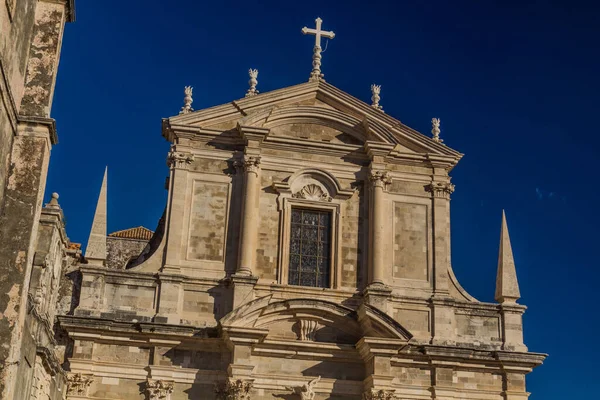 Saint Ignatius Church Old Town Dubrovnik Croatia — Stock Photo, Image