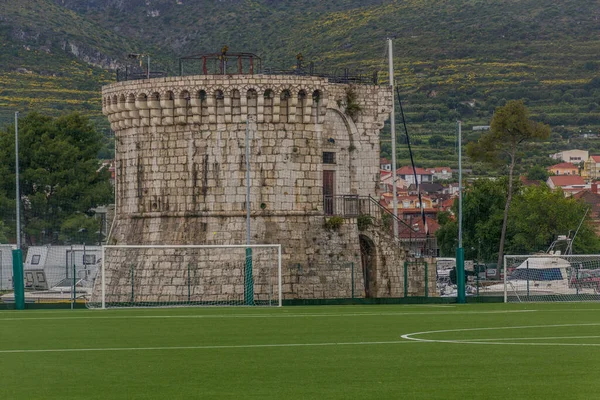Tower Soccer Field Trogir Croatia — Fotografia de Stock