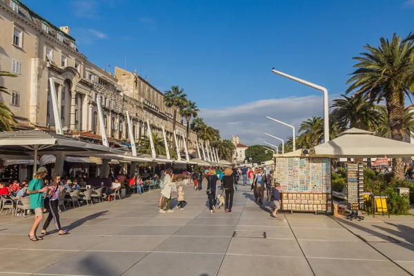 Split Croacia Mayo 2019 Paseo Marítimo Split Croacia — Foto de Stock