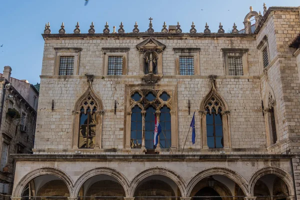 Palacio Sponza Casco Antiguo Dubrovnik Croacia —  Fotos de Stock