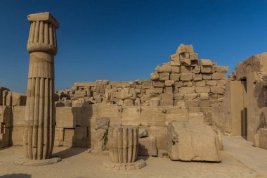 Mısır, Karnak 'taki Amun Tapınağının kalıntıları.