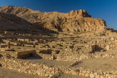 Deir el-Medina, Eski Mısır işçi köyü, Lüksör yakınlarında.