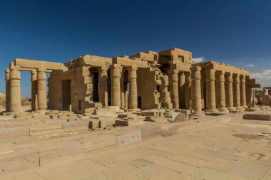 Ramseum (2. Ramses Morg Tapınağı) Mısır 'daki Theban Mezarlığı' nda.
