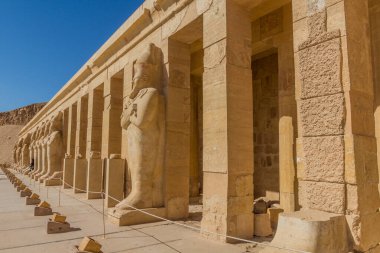 Luxor 'un Batı Şeria' sındaki Hatshepsut Tapınağı, Mısır