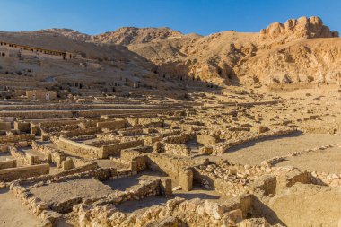 Deir el-Medina, Eski Mısır işçi köyü, Lüksör yakınlarında.