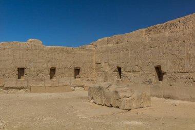 I. Seti 'nin Morg Tapınağı Luxor' un Batı Şeria 'sında, Mısır