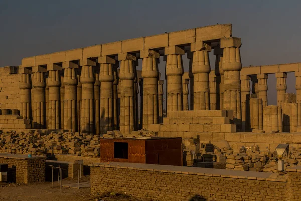 Kolonade Luxor Tempel Egypten — Stockfoto