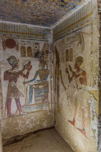 Abydos Egypt Feb 2019 Interior Temple Seti Great Temple Abdos — 图库照片