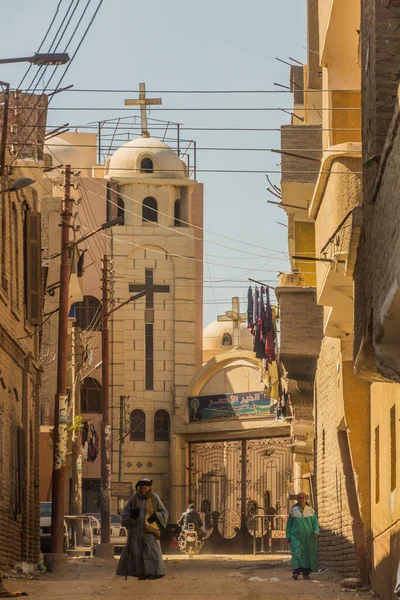 Sohag Egypt Feb 2019 Фабрика Красного Монастыря Даль Ахмар Вблизи — стоковое фото