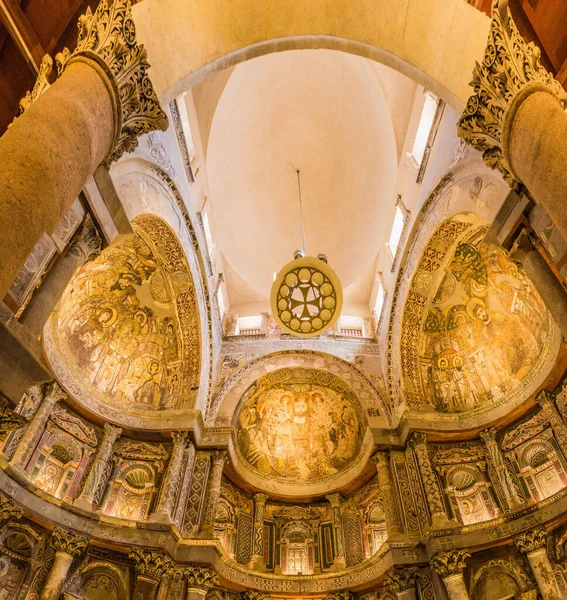 Sohag Egypt Feb 2019 Interior Red Monastery Deir Ahmar Sohag — Stock Photo, Image