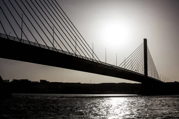 New Aswan Bridge River Nile Egypt — Stock Photo, Image