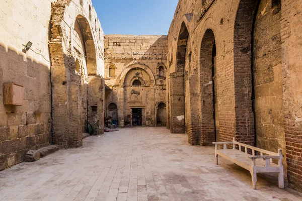 Mosteiro Branco Copta Deir Abyad Perto Sohag Egito — Fotografia de Stock