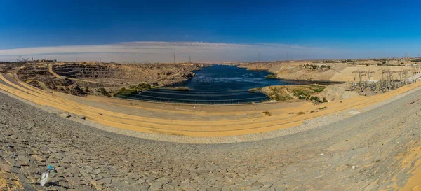 이집트의 애스원하 댐에서 내려다본 — 스톡 사진