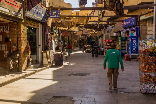 Aswan Egypt Feb 2019 Old Souk Market Aswan Egypt — Stock fotografie