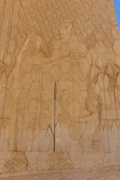 Aswan Egypte Février 2019 Monument Amitié Arabo Soviétique Barrage Assouan — Photo