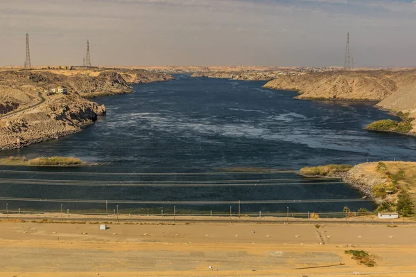 River View Aswan High Dam Egypt — Stock Photo, Image