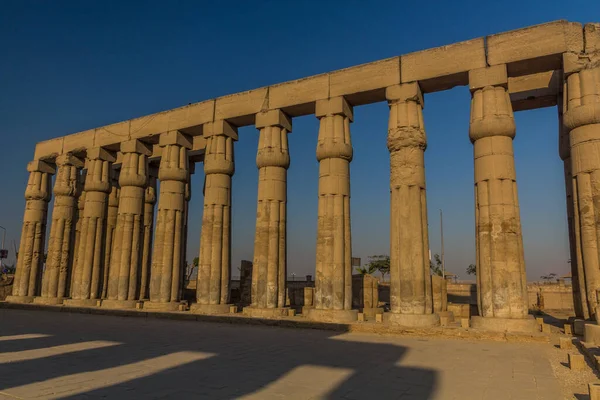 Luxor Tapınağı Sütunları Mısır — Stok fotoğraf