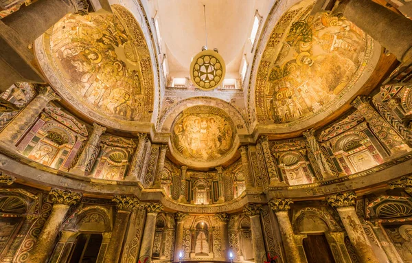 Sohag Egitto Feb 2019 Interno Del Monastero Rosso Deir Ahmar — Foto Stock