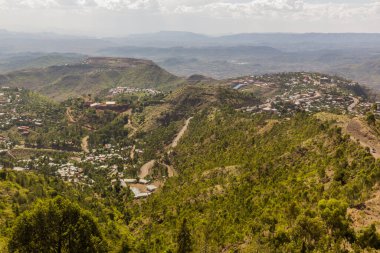 Lalibela 'nın havadan görünüşü, Etiyopya