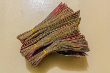 Sudan Pound banknotları yığını