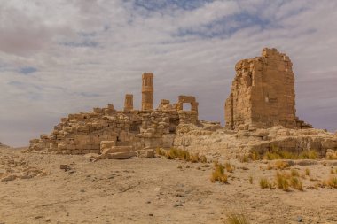 Eski tapınağın kalıntıları Soleb, Sudan