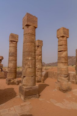 Sudan, Naqa 'daki Amun harabeleri.