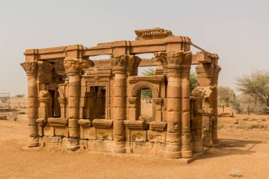 Sudan, Naqa 'daki Roma kiosk tapınağı kalıntıları