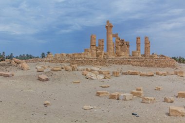 Eski tapınağın kalıntıları Soleb, Sudan