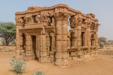 Sudan, Naqa 'daki Roma kiosk tapınağı kalıntıları